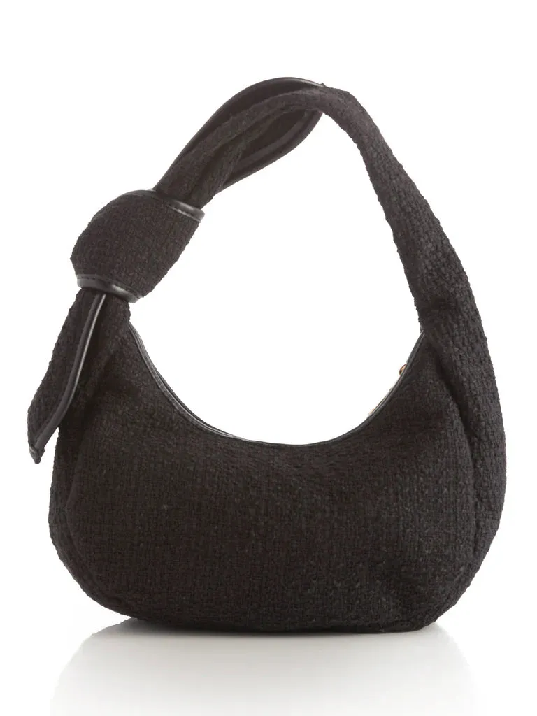 Black Billie Mini Hobo Bag
