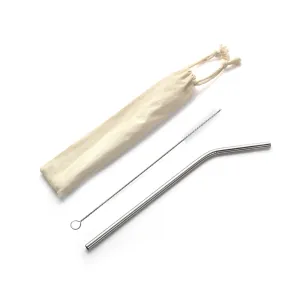 Curve Stainless Steel Straw