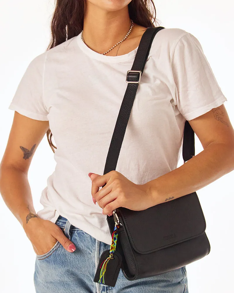 Evie Slim Leather Crossbody Strap