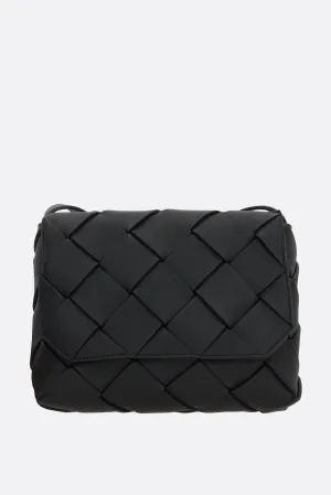 Intreccio Sleek Woven Leather Crossbody Bag