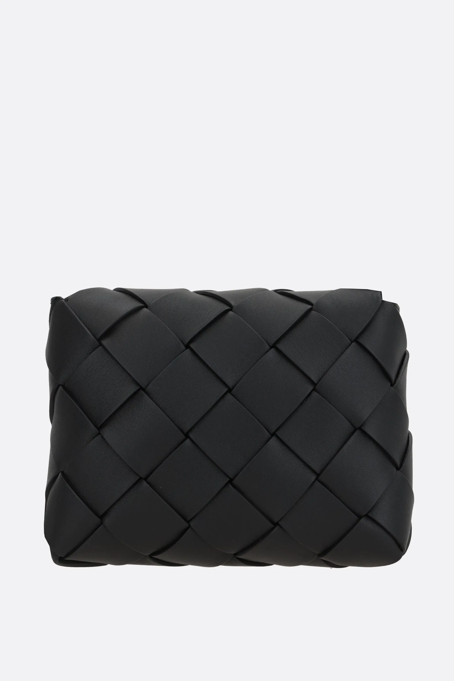 Intreccio Sleek Woven Leather Crossbody Bag