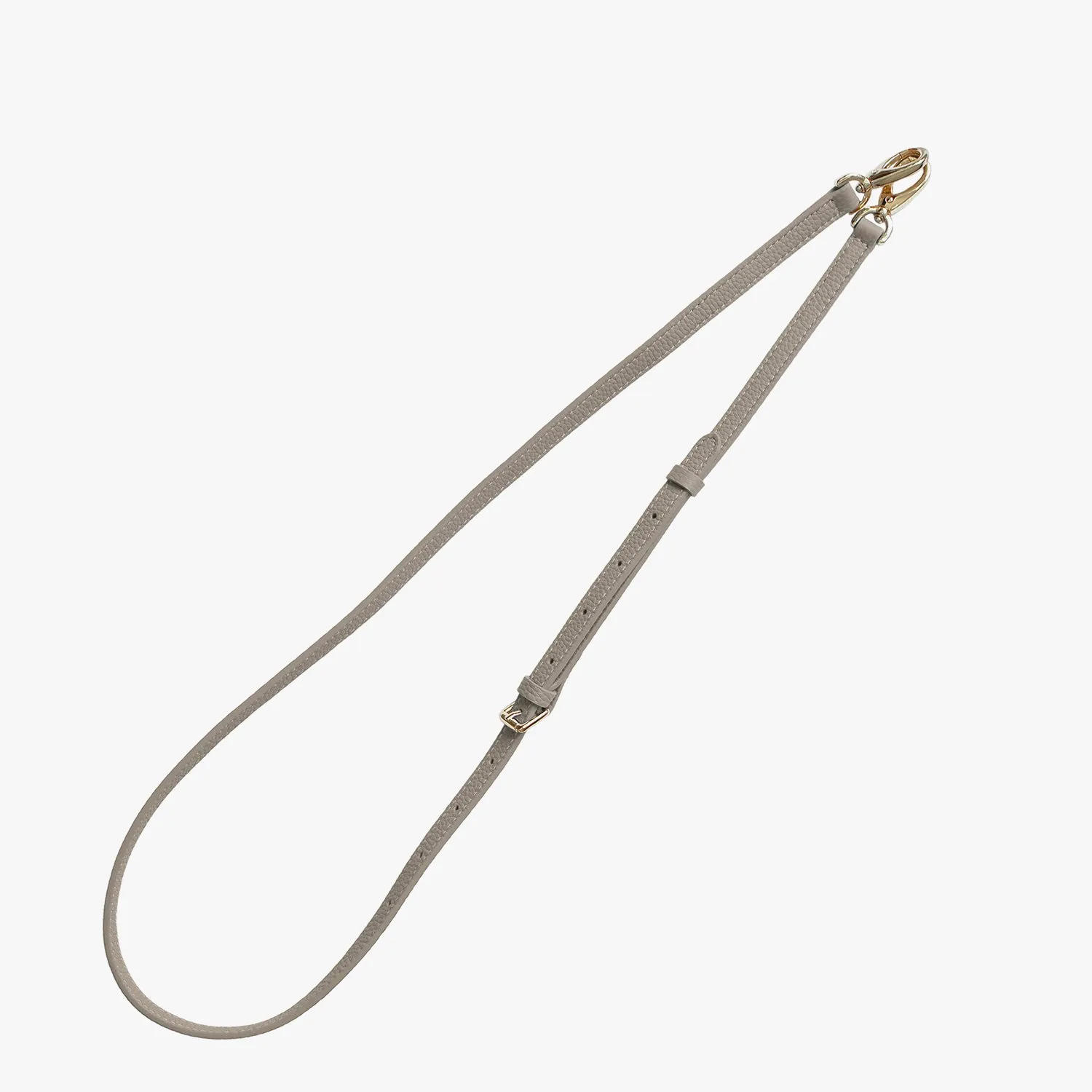 iPhone 15 Leather Sling Card Case with Crossbody Leather Strap