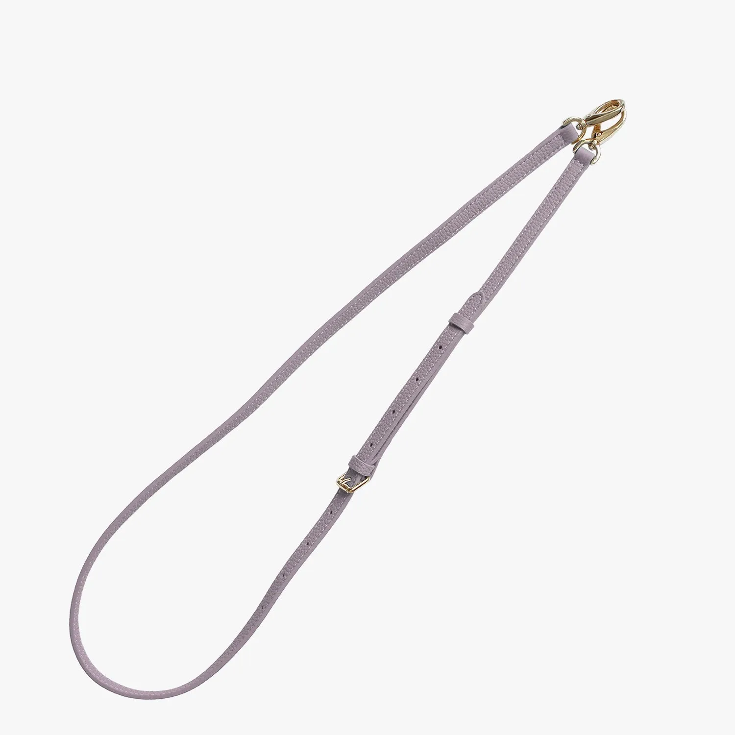 iPhone 15 Leather Sling Card Case with Crossbody Leather Strap
