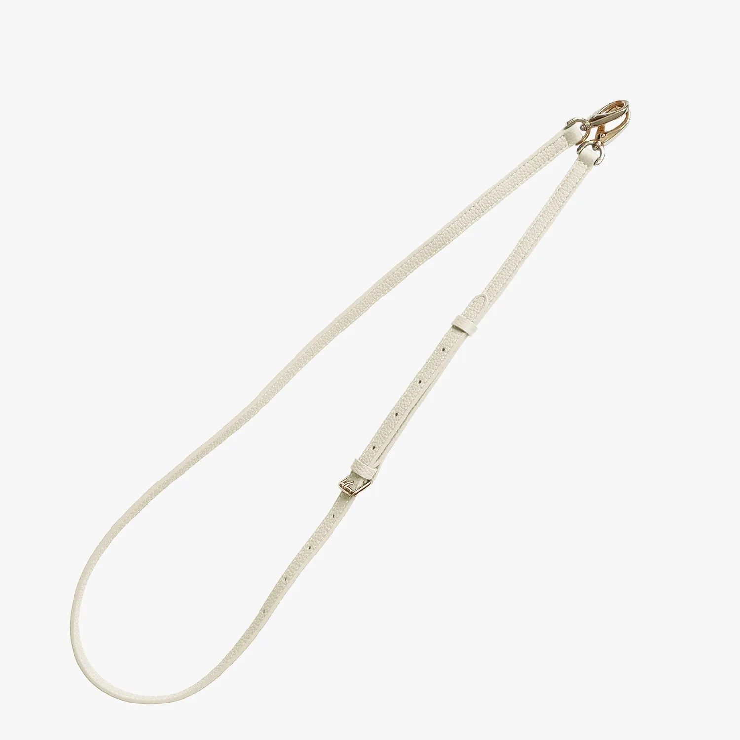 iPhone 15 Leather Sling Card Case with Crossbody Leather Strap