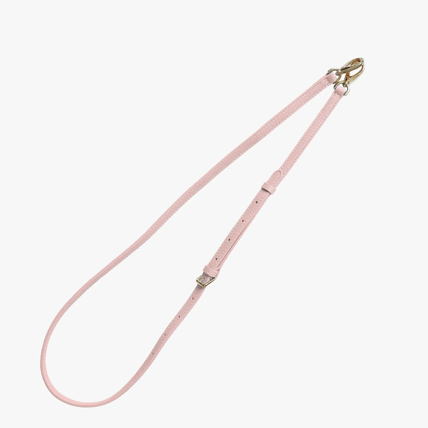 iPhone 15 Leather Sling Card Case with Crossbody Leather Strap