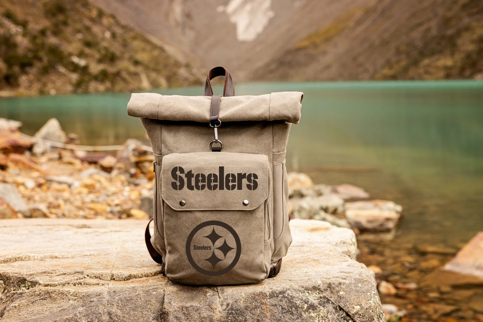 Pittsburgh Steelers - Carmel Roll Top Picnic Backpack Cooler