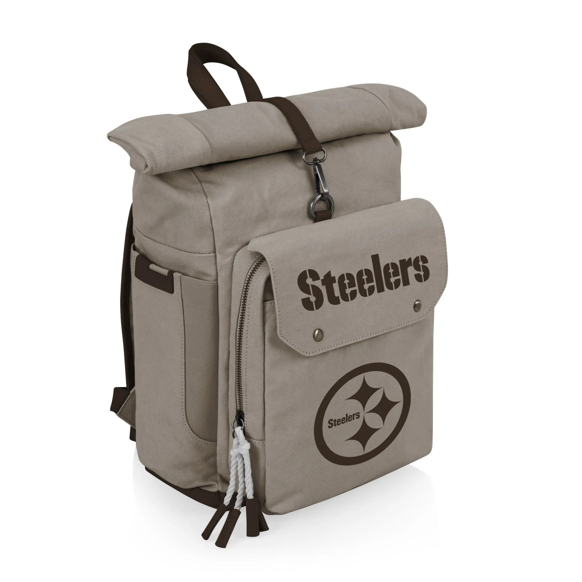 Pittsburgh Steelers - Carmel Roll Top Picnic Backpack Cooler